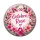 Cabochon Résine - octobre rose