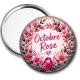 Miroir de poche - octobre rose