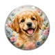 Cabochon Verre - chien