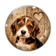 Cabochon Verre - chien