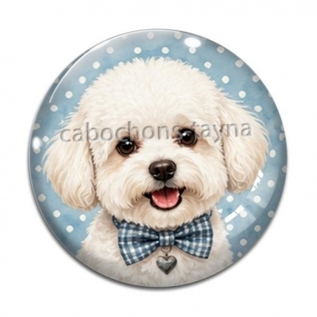 Cabochon Verre - chien