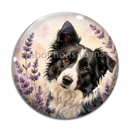 Cabochon Verre - chien