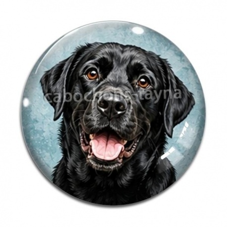 Cabochon Verre - chien