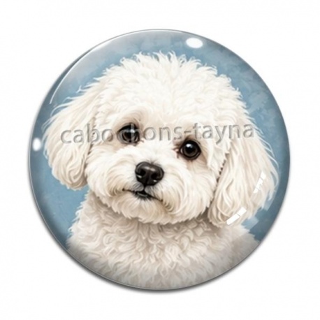 Cabochon Verre - chien