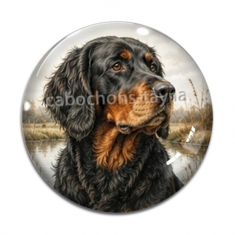 Cabochon Verre - chien