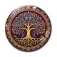 Cabochon Verre - arbre de vie