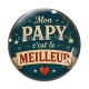 Cabochon Verre - mon papy c'est le meilleur