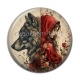 Cabochon Résine - chaperon rouge