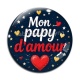 Cabochon Verre - mon papy d'amour