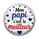 Cabochon Résine - mon papi c'est le meilleur