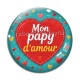 Cabochon Verre - mon papy d'amour
