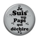 Cabochon Résine - papy qui déchire