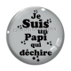 Cabochon Verre - papy qui déchire