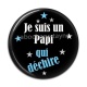 Cabochon Résine - papi qui déchire