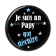 Cabochon Résine - papy qui déchire