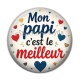 Cabochon Résine - mon papi c'est le meilleur