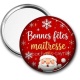 Miroir de poche - bonnes fêtes maîtresse