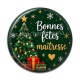 Cabochon Résine - bonnes fêtes maîtresse