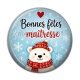 Cabochon Résine - bonnes fêtes maîtresse