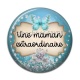 Cabochon Résine - maman extraordinaire