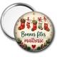 Miroir de poche - bonnes fêtes maîtresse