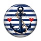 Cabochon Résine - ancre de bateau