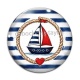 Cabochon Verre - bateau