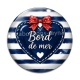 Cabochon Verre - bord de mer