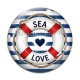 Cabochon Verre - bouée de bateau