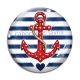 Cabochon Verre - ancre de bateau