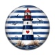 Cabochon Résine - phare de mer
