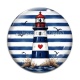 Cabochon Verre - phare de mer