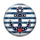 Cabochon Résine - ancre de bateau