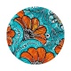 feuille fleur paisley