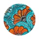 feuille fleur paisley