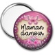Miroir de poche - maman d'amour