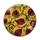 Cabochon Verre - feuille paisley