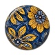 Cabochon Résine - feuille paisley