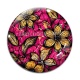 Cabochon Verre - feuille paisley