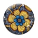 Cabochon Verre - feuille paisley