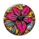 Cabochon Verre - feuille paisley