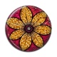 Cabochon Résine - feuille paisley