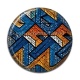 Cabochon Résine - fond paisley