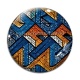 Cabochon Verre - fond paisley