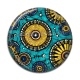 Cabochon Résine - fond paisley