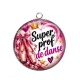 Pendentif Cabochon Argent - super prof de danse