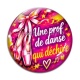 Cabochon Verre - une prof de danse qui déchire