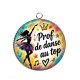 Pendentif Cabochon Argent - prof de danse au top