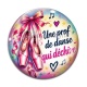 Cabochon Verre - une prof de danse qui déchire