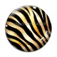 Cabochon Verre - fond peau animal 
